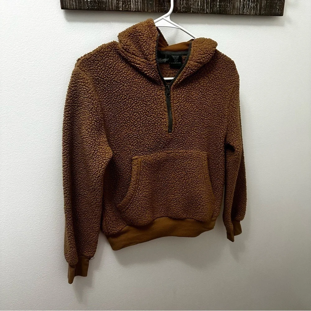 Stillwater Supply Co  Brown Sherpa Sweater youth size 12